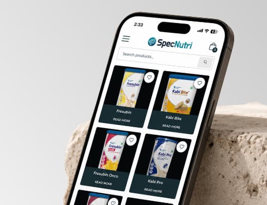 SpecNutri Mobile Store