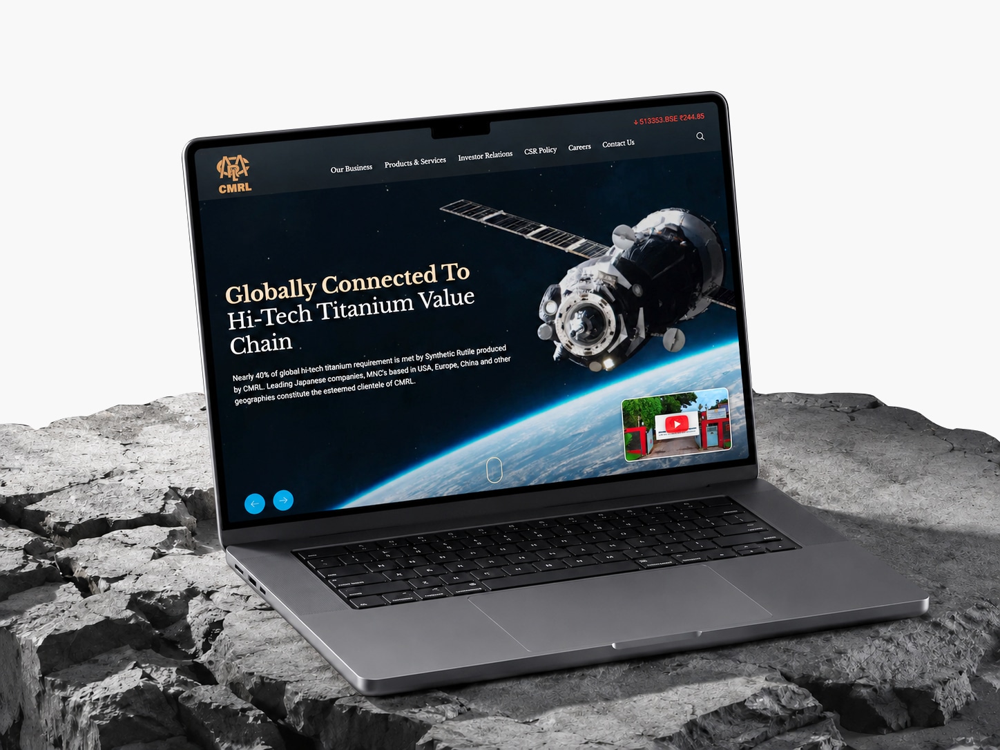 CMRL - Industrial website structured for product clarity and corporate trust