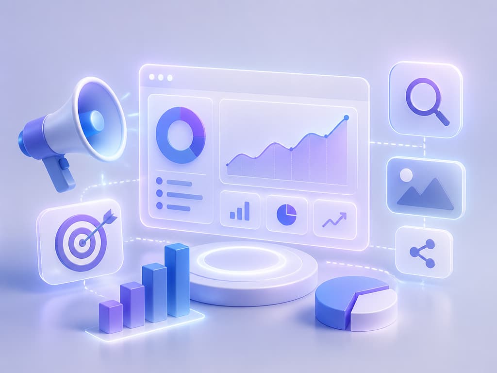Digital Marketing service planning visual