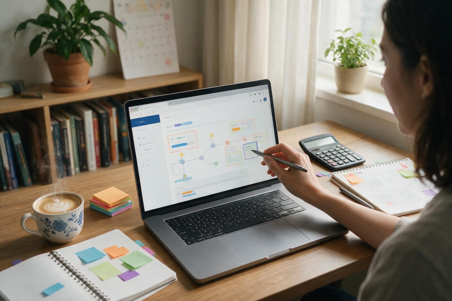 Usability review interface with audit findings and experience checkpoints