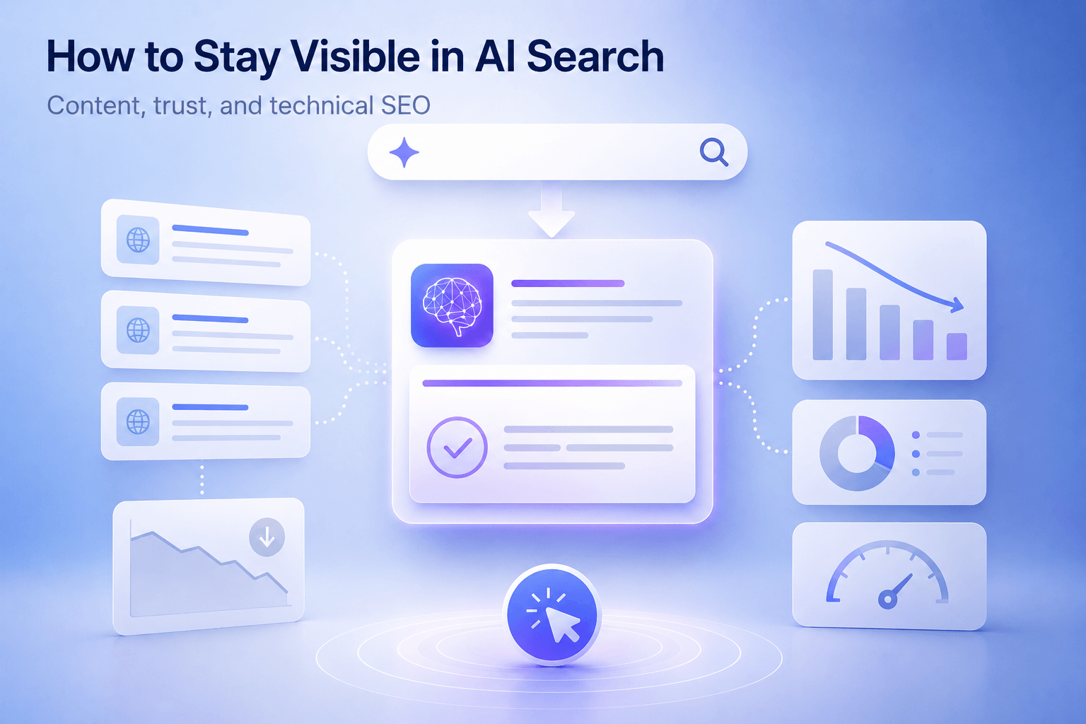 How to stay visible in AI search with content trust and technical SEO