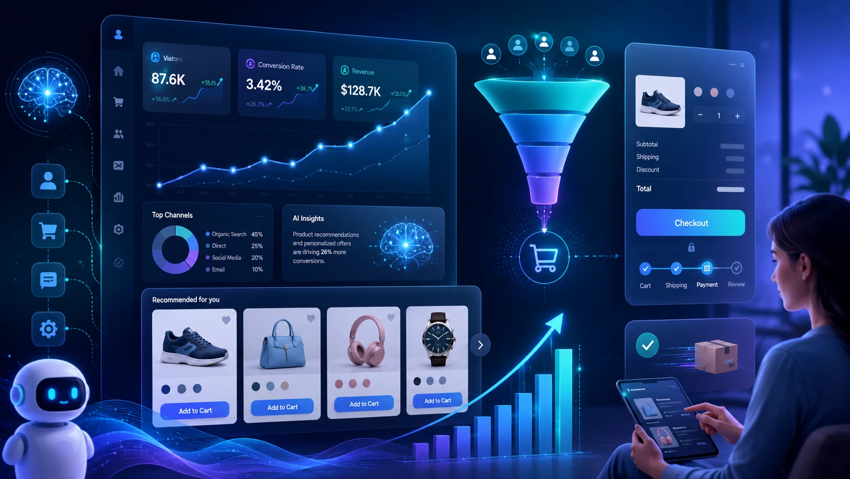 How AI Helps E-commerce Stores Improve Conversion Rates