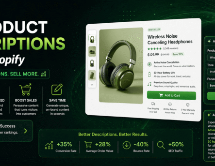 AI Product Descriptions for Shopify: Boost Conversions
